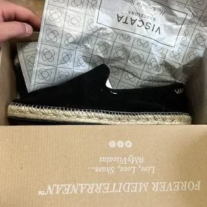 viscata | Shoes | Viscata Capsasal Suede Espadrilles Black  display picture 2